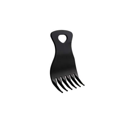 China All Black Wide Tooth Comb Set Hairdressing Tool for sale