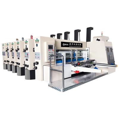 China Flexo Cardboard Corrugated Box Printing Z Series Cardboard Box Making Machine Rates Medium Speed ​​With Printing Cardboard Corrugated Printing Machine for sale