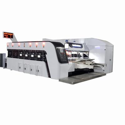 China High Speed ​​High Efficiency Vacuum Adsorption Carton Box Printing Slotting Die Cutting Machine Making Box Carton Machine for sale