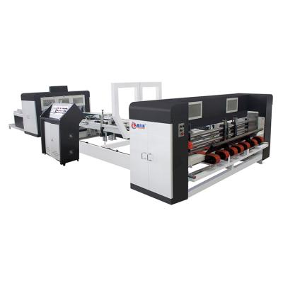 China High Pressure High Speed ​​Hot Model Automatic Corrugated Box Semi Automatic Folder Gluer Machine for sale