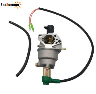 China Gasoline Generator SeaSummer Gasoline Generator Carburetor Replacement With Solenoid GX390 Gasoline Generator Engine Carburetor Spare Parts for sale