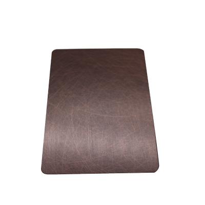 China Wall Plate 304 Hairline Stainless Steel Bronze Sheet for sale