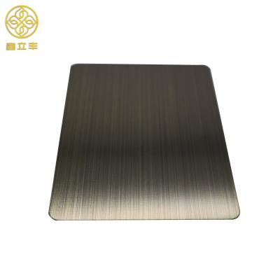 China Wall Plate Stainless Steel Color Sheet / Stainless Steel Bronze Decorated Plate Sheet for sale