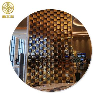 China Xinlifeng Factory Durable Metal Stainless Steel Decorative Room Screen Dividers Dividers Panels for sale