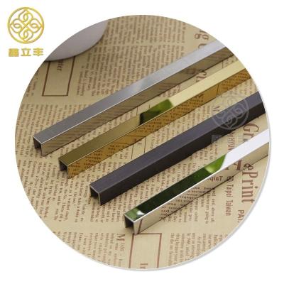 China Modern Guangdong Xinlifeng Factory Stainless Steel Bathroom Bath Tub Tiles Edge Corners Trim for sale