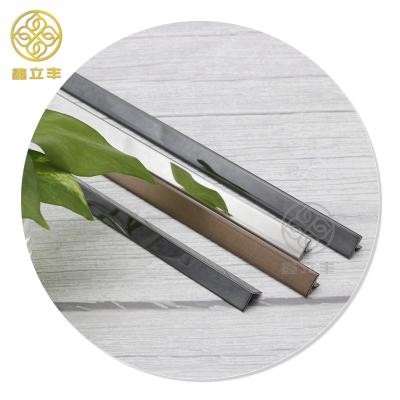 China Guangdong Xinlifeng Factory Modern Stainless Steel Ceramic Tile Pencil Step Edge Trim for sale