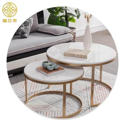 China Factory Customized Guangdong Xinlifeng 24 30 36 48 Inch Round Coffee Table for sale