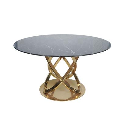 China (Other) Guangdong Xinlifeng factory black adjustable metal and glass top coffee table online for sale