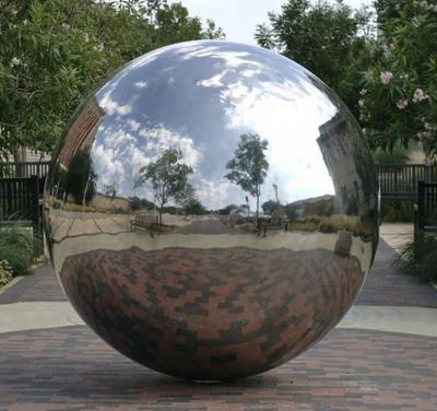 China High Polish Finish Polished Outdoor Polish Metal Decoration Garden 304 Stainless Steel Ball for sale