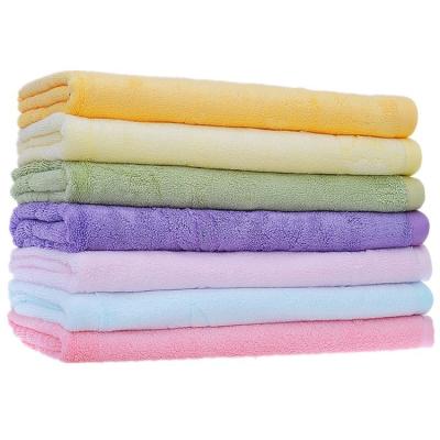 China Sustainable Factory Direct Sale 70*140 Thickened Adult Bamboo Fiber Bath Towel for sale