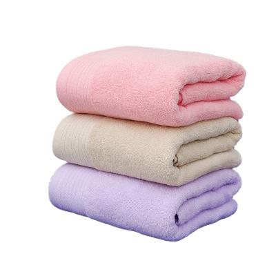 China Sustainable Factory Luxury Cotton Thickened Strong Absorbent Super Soft Bathroom Towel Set for sale