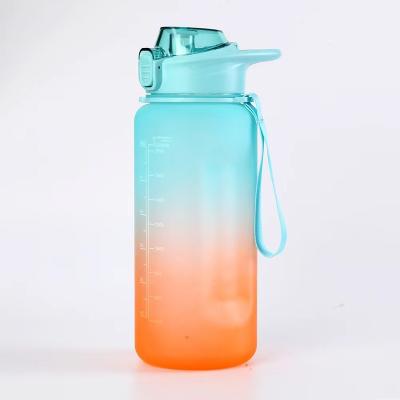 China Hot Selling Viable Fitness Gym Bottle 2200ml Portable Heat Resistant Plastic Sports Drink Bottle Outdoor Bottle for sale