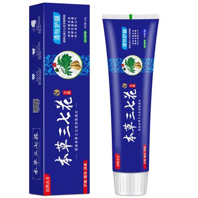 China Oral Refreshing Herbal Toothpaste Cheapest With White Paste And Mint Honcho Panax Flavor for sale