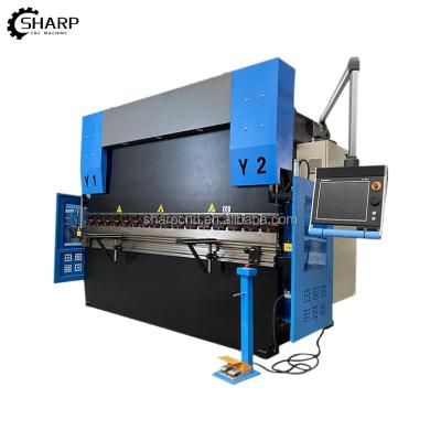 China Hotels 300T/6000mm CNC Bending Machines Hydraulic Press Brake Machine Aluminum Plate Bender for sale