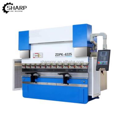 China Hotels 125 Ton 4m Length Metal Brake Bending Machine Stainless CNC Press Brake With High Precision for sale