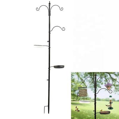 China Viable Premium Bird Station Kit Bird Feeder Pole Multi Feeding Driver Hanging Kit Attracting Wild Bird Feeder and Planter Hanger for sale