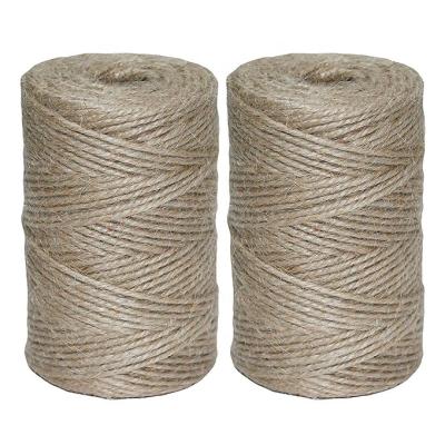 China Gardening and Reusing Natural Jute Twine Gift Twist Twine Arts 2 Ply Opens Jute Rope for Gardening Applications and DIY Gift Wrap Decoration for sale