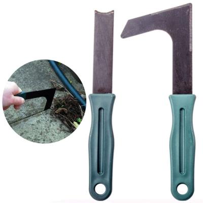 China 2pc Metal Garden Patio Weed Knife Weed Remover Tool Kit Moss Paving Scraper for sale