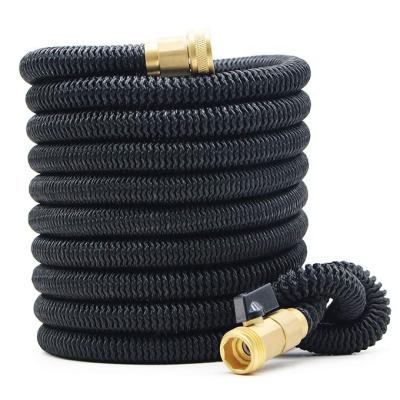 China Adjustable All New Expandable 50ft Garden Flexible Water Hose With Dual Latex Core for sale