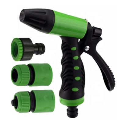 China Plastic Yard Garden Water Gun Nozzle With Rear Trigger Spray Gun Assembly for sale