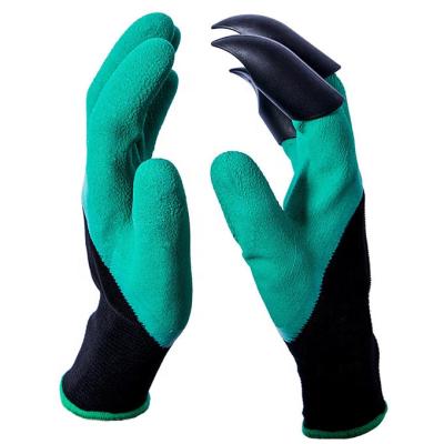 China Digging weeding seeding & Rose Pruning Garden Working Claw Glove Garden Gloves with Claws for Digging Weeding Sowing Rose Pruning for sale