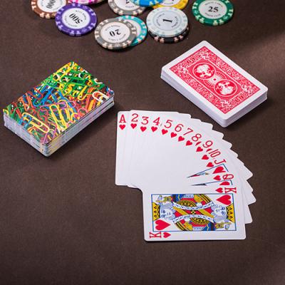 China Plastic Customized Classic Printed Poker Cards Plastic Playing Cards for sale