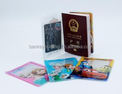 China Passport Manufacturer in Shenzhen PVC Passport Cover with Card Holder for sale