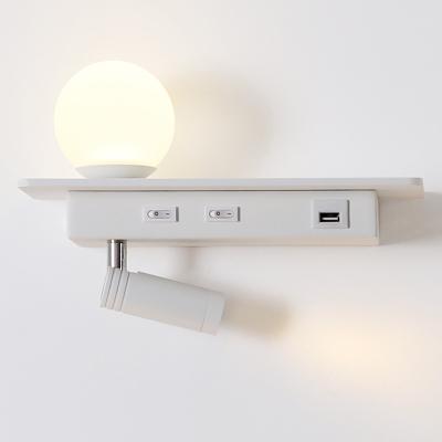 China Modern Bedside Light Led Reading With Switch Creative Nordic Light Living Room Simple Modern Book Room Light for sale