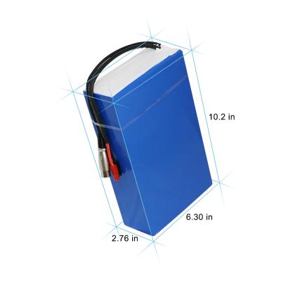 China Long Cycle Life 36V 52V 72V 18650 Li Ion Lithium Battery Pack Electric E Scooter Wheelchair Bicycle Golf Cart Battery for sale