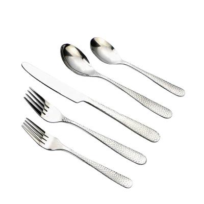 China Sustainable 40/45/60-Pieces Dishwasher Safe Home Kitchen Hotel Restaurant Cutlery Set Stainless Steel for sale