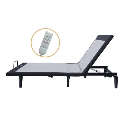 China Modern Chinese cheap adjustabeble metal fabric (height) platform bed frame adjustable for sale