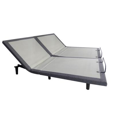 China Electric Lift Double Bed Height Adjustable Remote Control Adjustable Bed View (Height) With Massage for sale