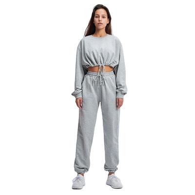 China Comfortable Trotter Jumper Sweatshirt Women Sweatpants High Quality Summer Anti-pilling Suit for sale