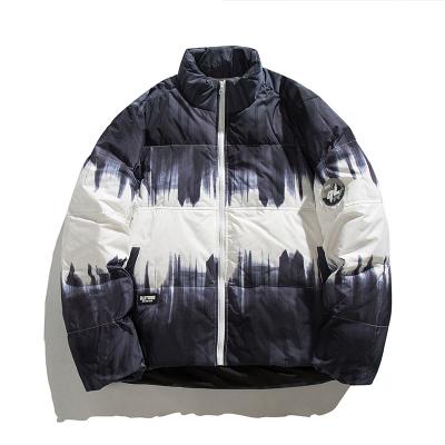 China QUICK DRY Custom Printing Man Winter Stripper Coats Mens Down Jackets for sale