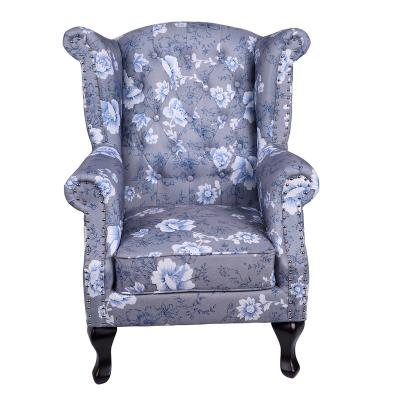 China Other Living Room Armchair Sofa With Solid Wood Legs For Bedroom Reception for sale