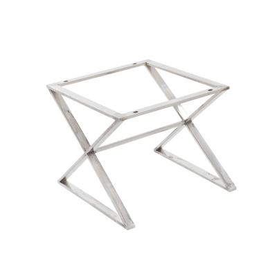 China Modern Customized Metal Base Furniture Base Stainless Steel Decorative Frames For Furniture Dining Chair for sale