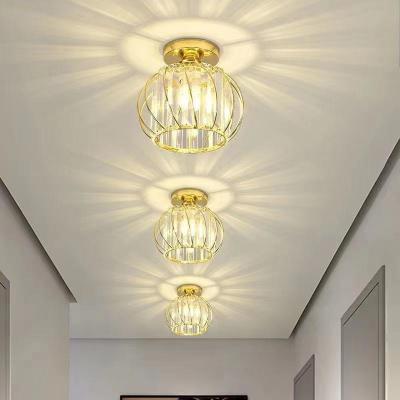 China European Style Ceiling Lamp LED Balcony Aisle Modern Crystal Lamp Wholesale for sale