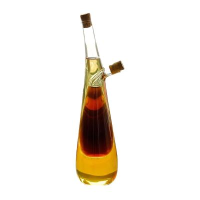 China Viable frying oil olive oil glass set and vinegar oil bottles for sale