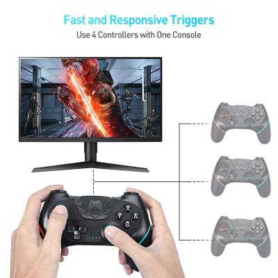 China Switch Controller, Wireless Pro Controller for NS Switch Gamepad Remote Joystick, Turbo Adjustable Vibration, GameBoy Ergonomic Non-slip Color for sale