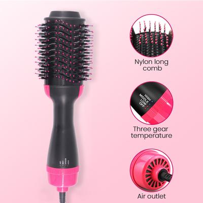 China Hot Airbrush Hair Curler Hair Dryer Styler and Roller Ion Blow Dryer Brush Electric Volumizer Hair Straightener Curler Comb for sale