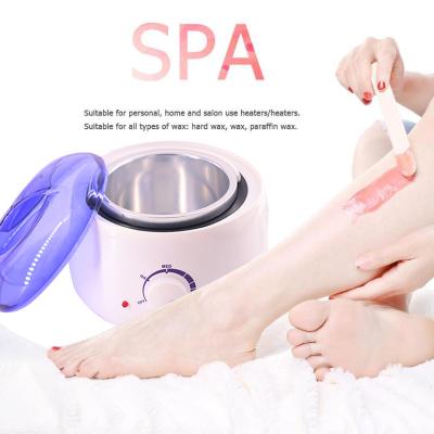 China Mini Wax Dipping Pot Kit 10pcs Bikini Waxing Machine Electric Waxing Hands Feet Body Wax Removal Wooden Stickers Epilator for sale