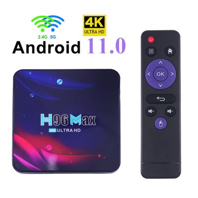 China H96 TV Android 11 Smart Box For Android TV Box H96 Wifi RK3318 Rockchip USB 3.0 4G 64GB H96 Max V11 Smart Box for sale