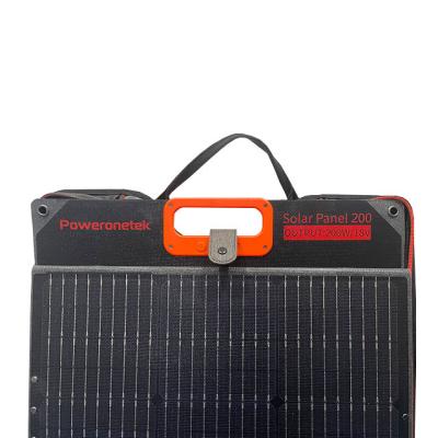 China 100W 200W 400W 600W 800W Portable Foldable Monocrystalline Solar Panels System For Home 165mmx170mm for sale