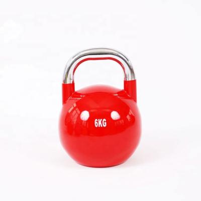 China Factory Weightlifting Cast Universal High Iron Powder Coated Color Kettlebell Gym Fitness Equipment for sale