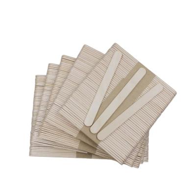 China Cheap Wholesale 93/114X10X2Mm Sustainable High Quality Popsicle Stick Disposable Wooden Ice Cream Stick for sale