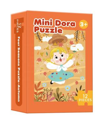 China New Designed Four Seasons Educational Paper Mini Jigsaw Puzzle Of Educational Toy 2021 for sale