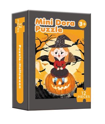 China Educational Newly Designed Mini Jigsaw Puzzle Halloween Puzzle Toy 2021 Holiday Halloween Gift for sale