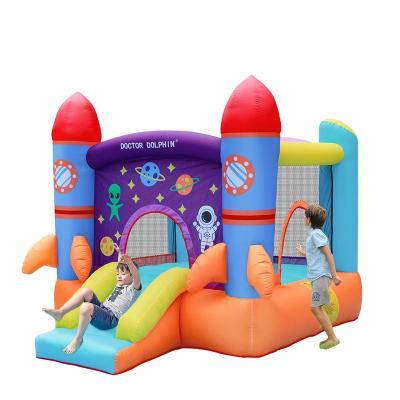 China Outdoor Bouncy Castle House Family Party Doctor Dolphin Inflatable Backyard Slide Jumping Cheap Bouncer for sale