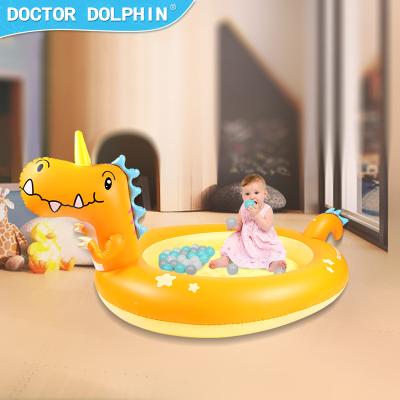 China Modern Indoor PVC Water Spray Toy Doctor Dolphin Dinosaur Kids Play Colorful Inflatable Bobo Ball Pool Pool for sale