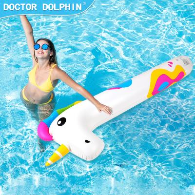 China Popular Doctor Dolphin Inflatable Unicorn Pool Float Raft Large Outdoor Inflatable Pool Float Toy for sale